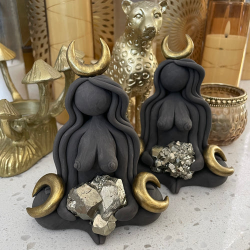 The Golden Moon Goddess of (You choose message) MADE TO ORDER