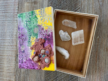 From the Goddess’s Vault: Mother Goddess and Child trinket box (with crystal collection)