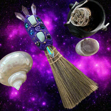 CLEARANCE The Goddess’s Affirmation Broom:  I am free to desire all the best that life has to offer.