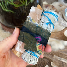 The Ultimate Reset: White sage smudge bundle + palo santo + selenite