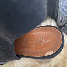 Sacred Moon Seconds: Celestial Paisley Shoes (Hand painted)