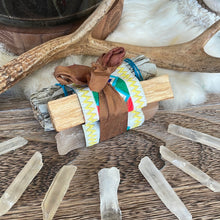 The Ultimate Reset: White sage smudge bundle + palo santo + selenite